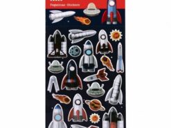 Apli Kids - naklejki metaliczne - kosmos
