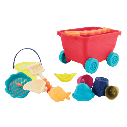 B.toys - wagon - wózek do piasku - czerwony