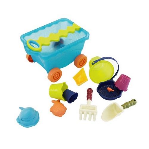 B.toys - wagon - wózek do piasku - czerwony - obrazek 6