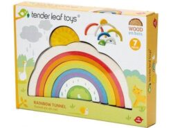 Tender Leaf Toys - drewniana układanka - tęcza