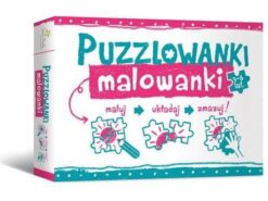 Puzzlowanki malowanki. Maluj. Układaj. Zmazuj