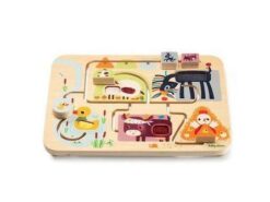 Lilliputiens - drewniany labirynt sensoryczny - farma