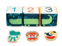 Lilliputiens - zestaw 3 kostek aktywizujących