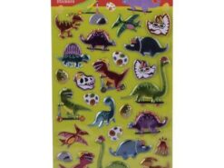 Apli Kids - naklejki metaliczne - dinozaury