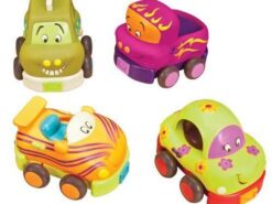 B.toys - zestaw 4 autek z napędem - wheeee-ls!
