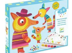 Djeco - zestaw artystyczny z farbami - liski