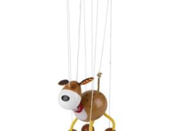 Goki - drewniana marionetka - pies