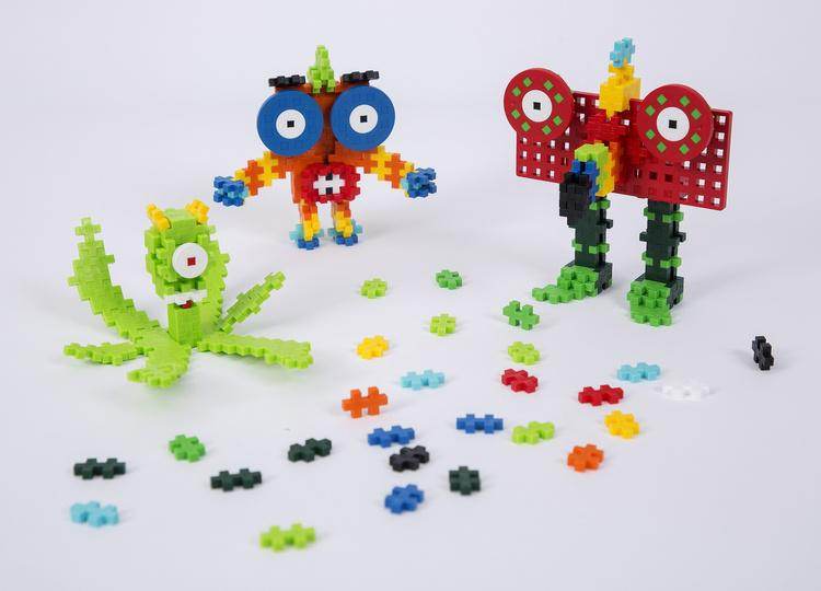 Plus-Plus - mini mix 240 szt - stworki i potworki - obrazek 8
