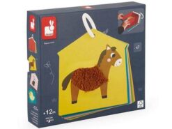 Janod - karty sensoryczne - farma - 7 elementów