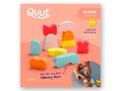 QUUT - puzzle piankowe - balansowe bloki - różowe