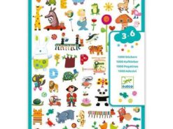 Djeco - zestaw 1000 naklejek ze zwierzątkami