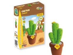 Jumping Clay - modelina - kaktus cereus w doniczce