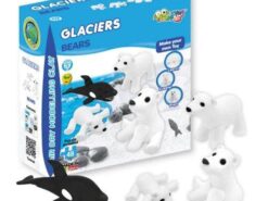 Jumping Clay - modelina zestaw - misie polarne