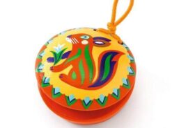 Djeco - kastaniet malowany - drewniany - wiewiórka