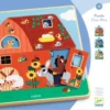 Djeco - puzzle dla najmłodszych - 3 plansze - farma