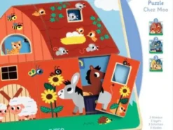 Djeco - puzzle dla najmłodszych - 3 plansze - farma