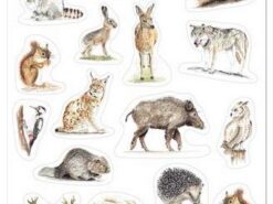 Mama Maluje - naklejki - zwierzęta leśne