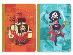 Djeco - notesik – pirat Steve – 2 sztuki