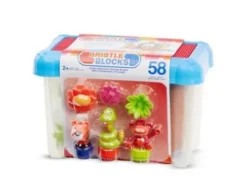 BristleBlocks - klocki jeżyki - 58 sztuk