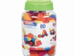 BristleBlocks - klocki jeżyki - 80 sztuk