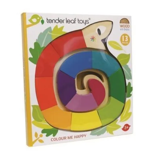 Tender Leaf Toys - kolory i kształty - wąż