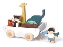 Tender Leaf Toys - statek do ciągnięcia