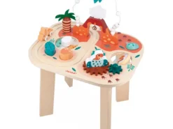 Janod - drewniany stolik edukacyjny - dino