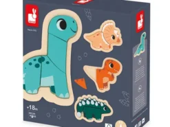 Janod - puzzle progresywne - dinozaury