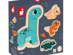 Janod - puzzle progresywne - dinozaury