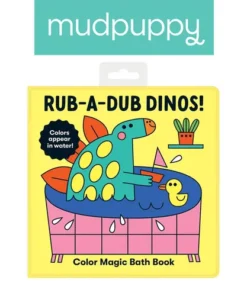 Mudpuppy - książeczka do kąpieli - dino