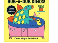 Mudpuppy - książeczka do kąpieli - dinozaury