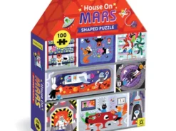 Mudpuppy - puzzle konturowe - dom na Marsie