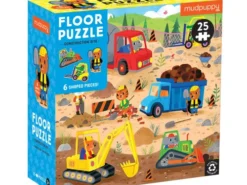 Mudpuppy - puzzle podłogowe - plac budowy