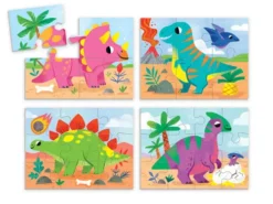 Mudpuppy - puzzle progresywne - dinozaur