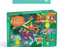 Mudpuppy - puzzle sensoryczne - dżungla