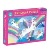 Mudpuppy - puzzle soczewkowe 3D unicorn