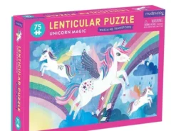 Mudpuppy - puzzle soczewkowe 3D unicorn