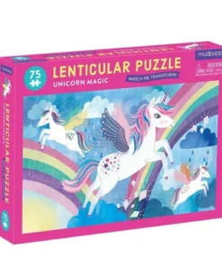 Mudpuppy - puzzle soczewkowe 3D unicorn