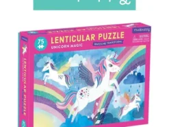 Mudpuppy - puzzle soczewkowe 3D unicorn