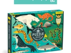 Mudpuppy – puzzle dwustronne - drapieżniki