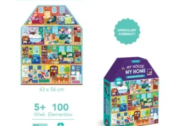 Mudpuppy – puzzle konturowe - mój dom