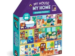 Mudpuppy – puzzle konturowe - mój dom