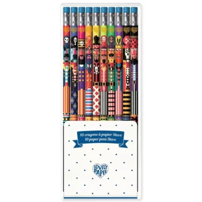 Djeco - zestaw 10 ołówków - Steve