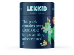 Lekkid - drewniane i świecące klocki - lampa