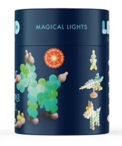 Lekkid - drewniane i świecące klocki - lampa