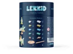 Lekkid - drewniane i świecące klocki - lampa