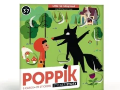 POPPIK - naklejki bajki - Czerwony Kapturek