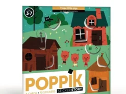 POPPIK - naklejki bajki - Trzy małe świnki
