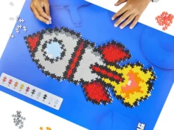 Plus-Plus - puzzle mini po numerach 500 szt - rakieta