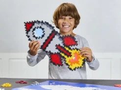 Plus-Plus - puzzle mini po numerach 500 szt - rakieta